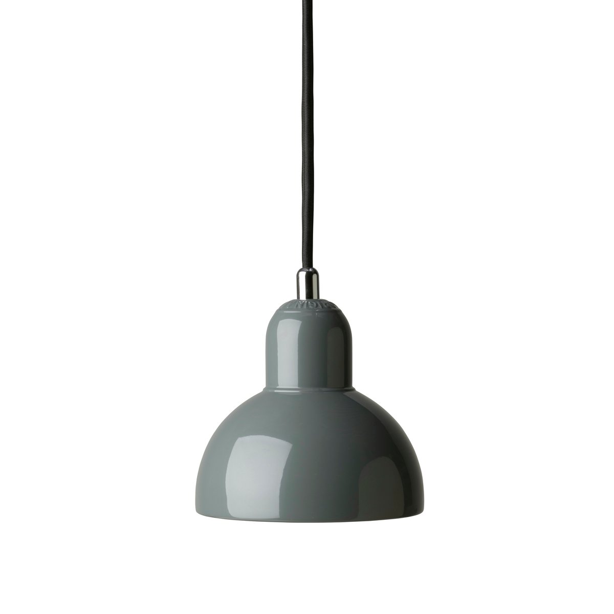 Fritz Hansen Kaiser Idell 6722-P pendant lamp smooth slate