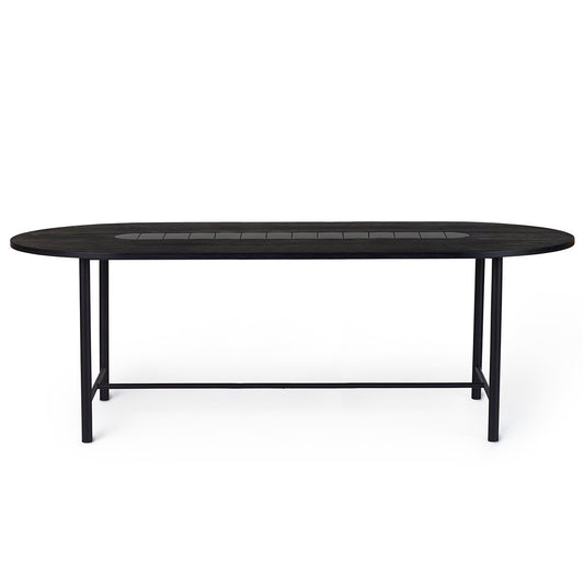 Warm Nordic Be My Guest Tisch 220cm Eiche schwarz geölt-schwarz