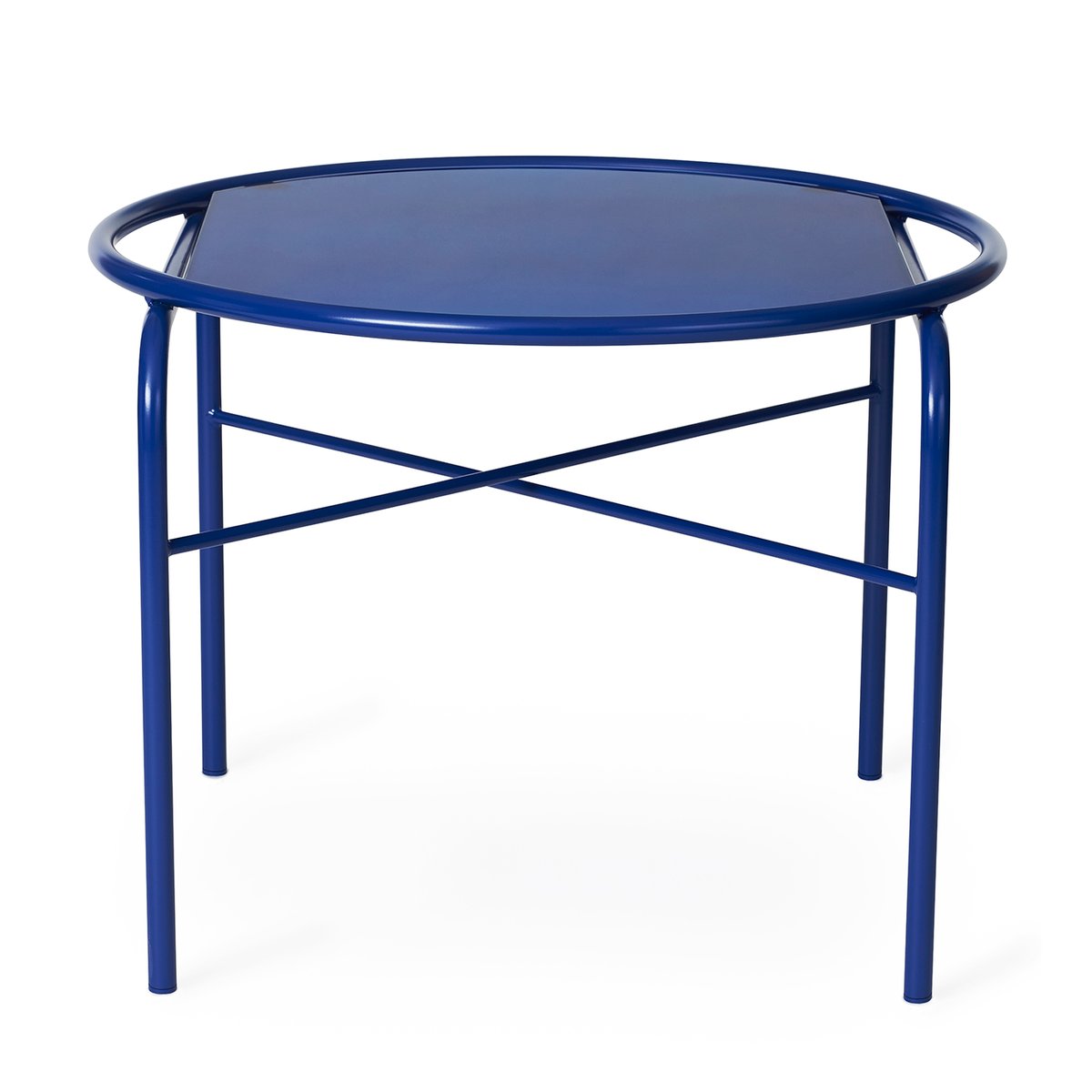 Warm Nordic Secant coffee table Ø60 cm Cobalt blue