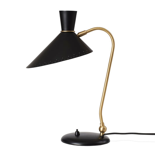 Warm Nordic Bloom table lamp Black noir