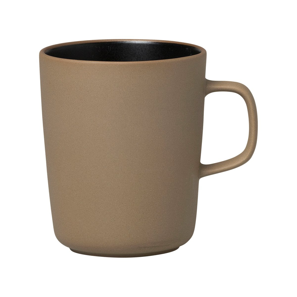 Marimekko Oiva mug 25 cl brown-black