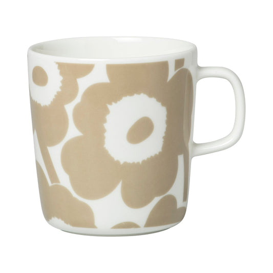 Marimekko Unikko mugg 40 cl Vit-beige