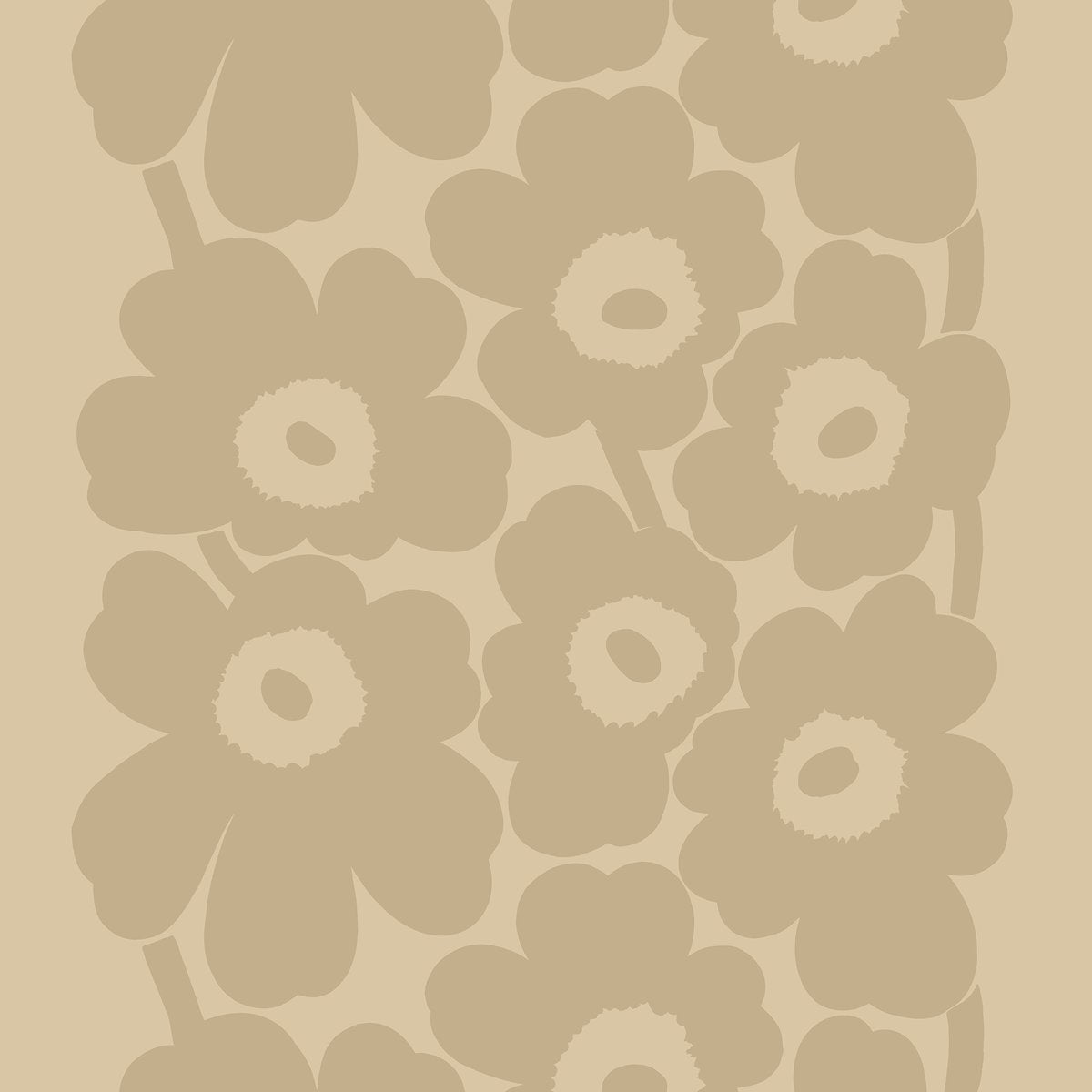 Marimekko Unikko linnetyg Beige