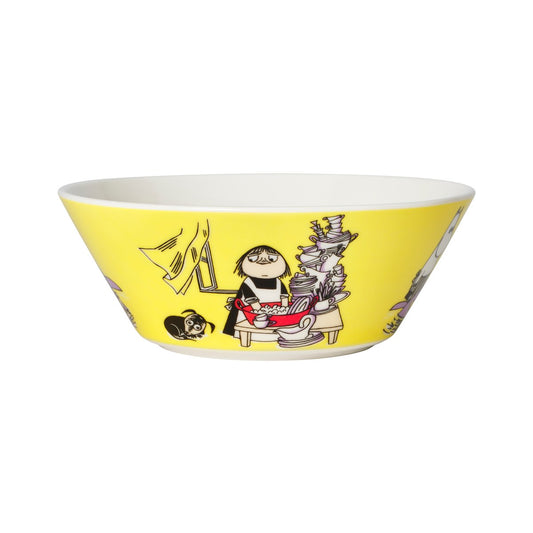 Arabia Misabel yellow Moomin bowl yellow