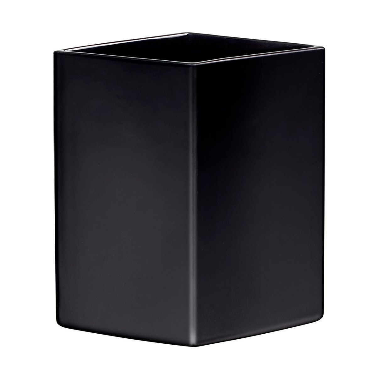 Iittala Ruutu Keramikvase 225mm Schwarz