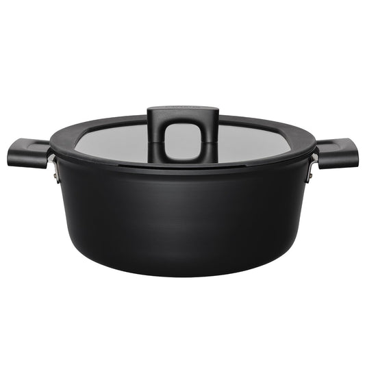 Fiskars Hard Face casserole with lid 5 l