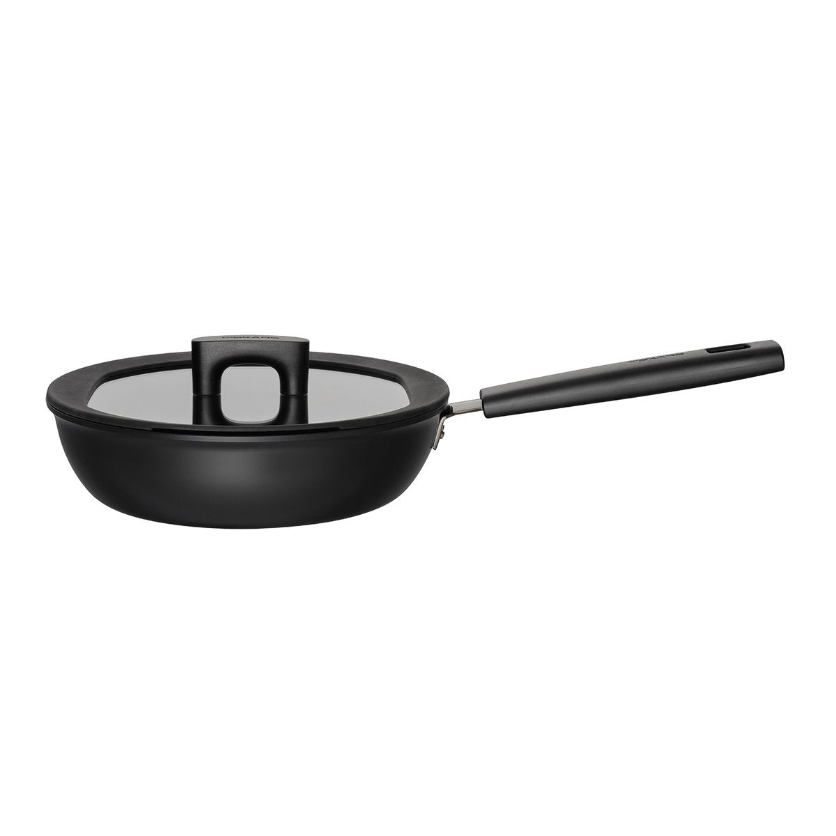 Fiskars Hard Face sauce pan with lid 24 cm