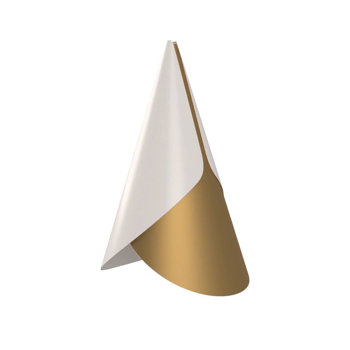 Umage Cornet lampshade white, brass