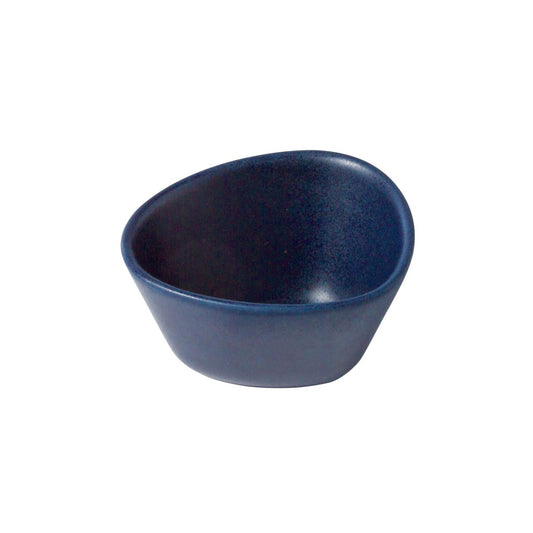 LIND DNA Curve Stoneware bowl S 10x11 cm navy blue