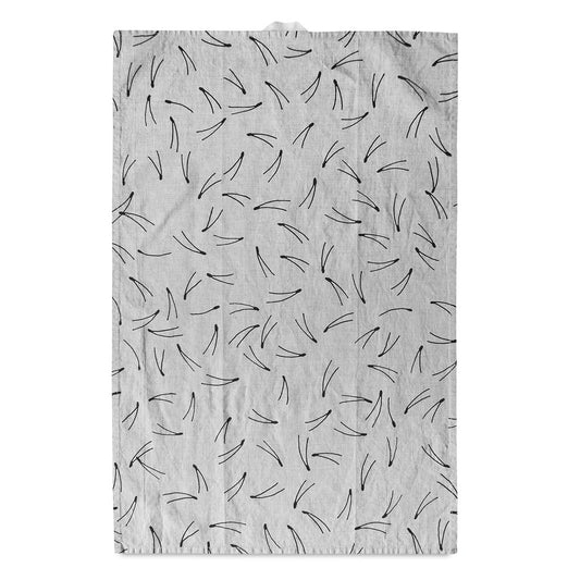 Fine Little Day Barr kitchen towel 44x67 cm nature-black