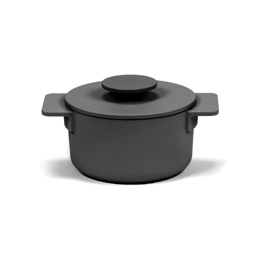 Serax Surface cast iron casserole black 1 l