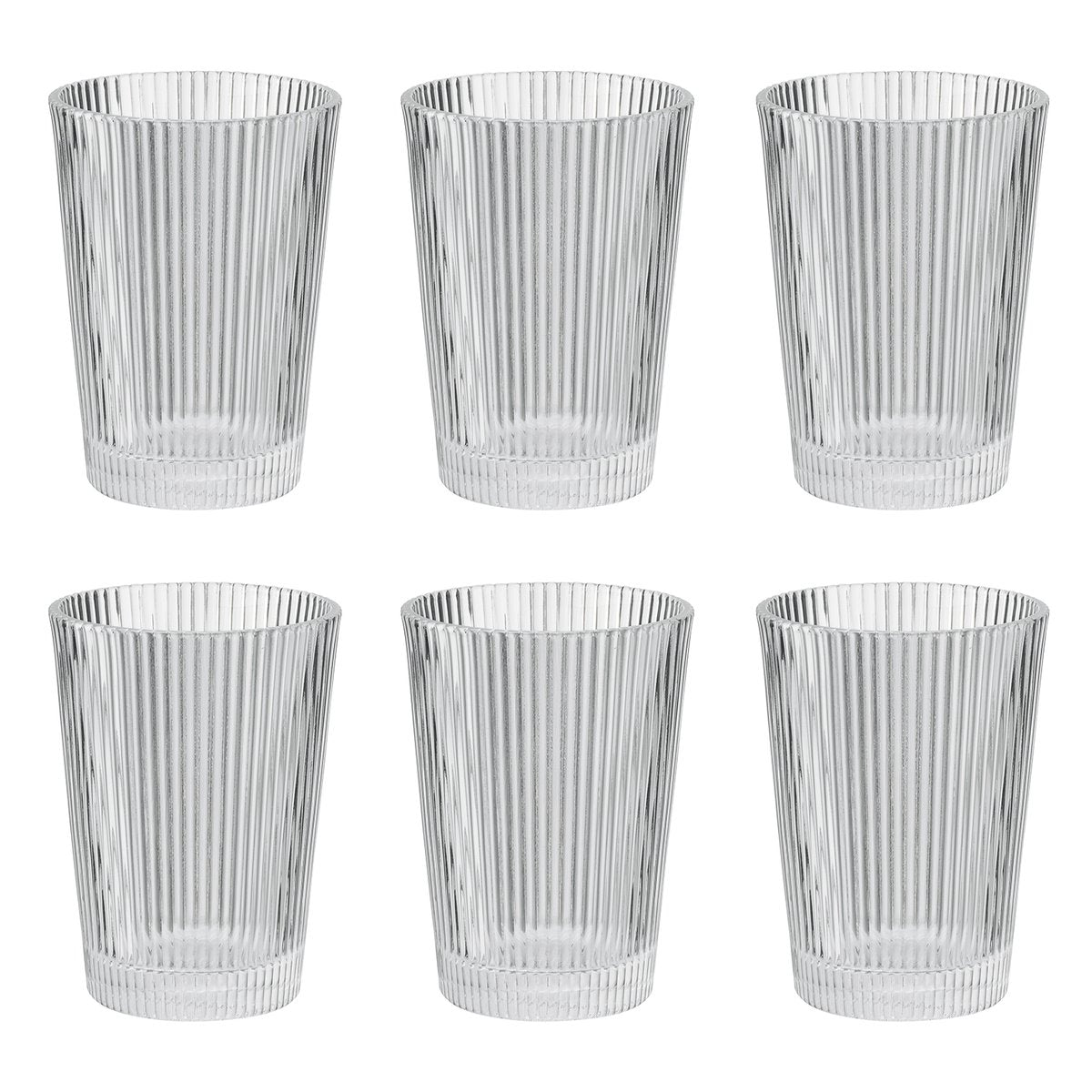 Stelton Pilastro Wasserglas 6er Pack 24cl