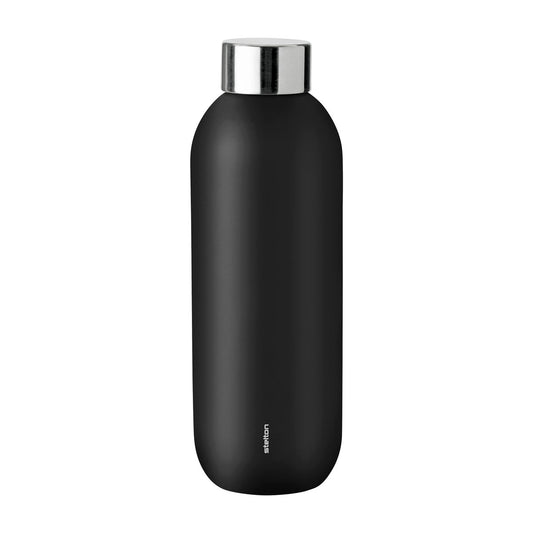 Stelton Keep Cool Thermosflasche 0,6 l Black (schwarz)