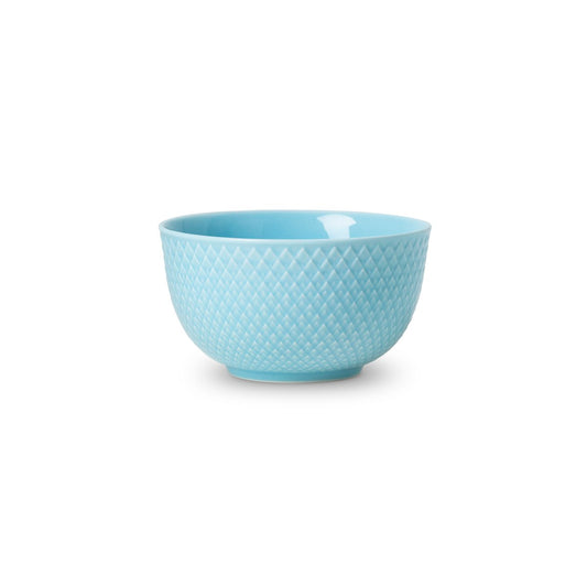 Lyngby Porcelæn Rhombe bowl 32 cl turquoise