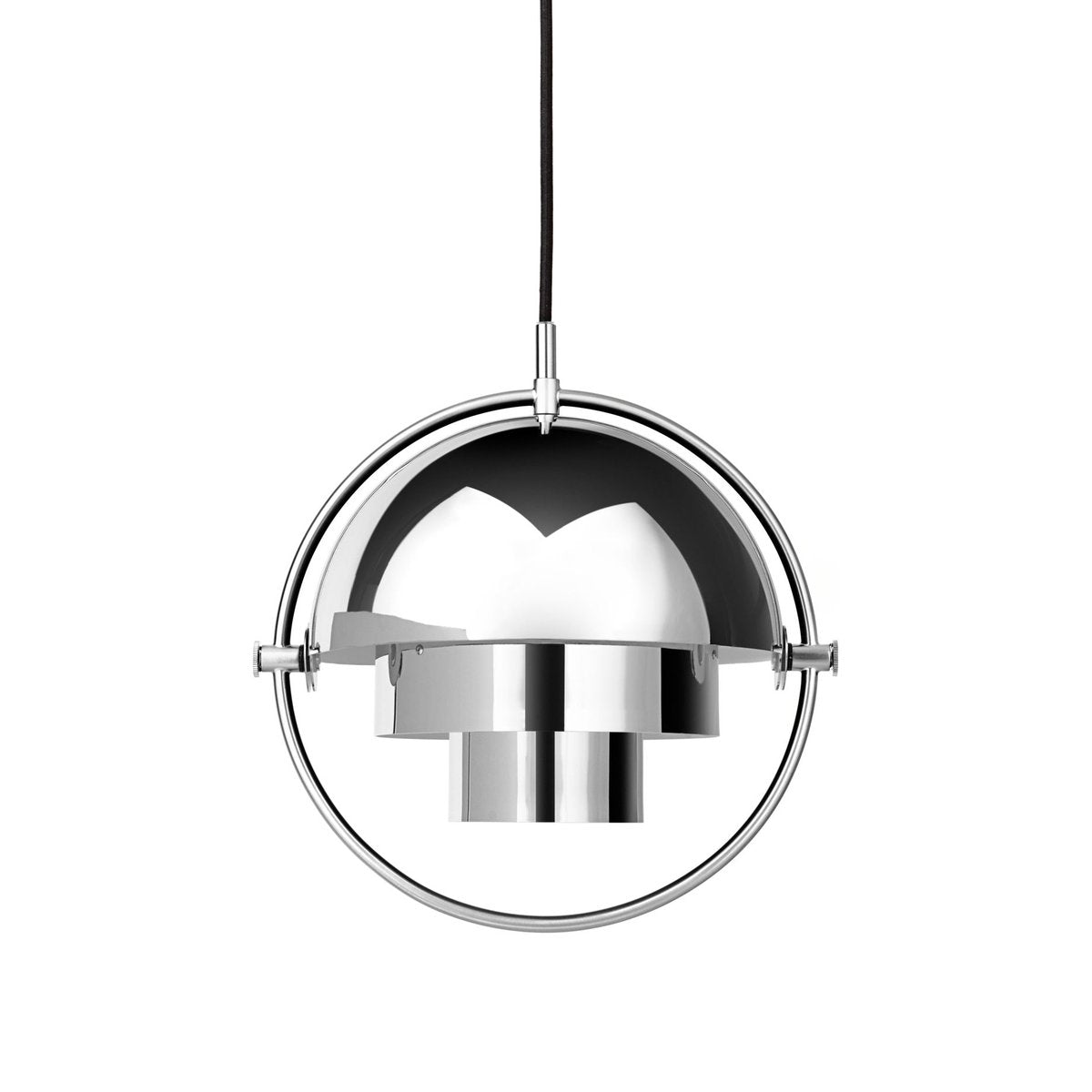 GUBI Multi-Lite ceiling lamp small chrome