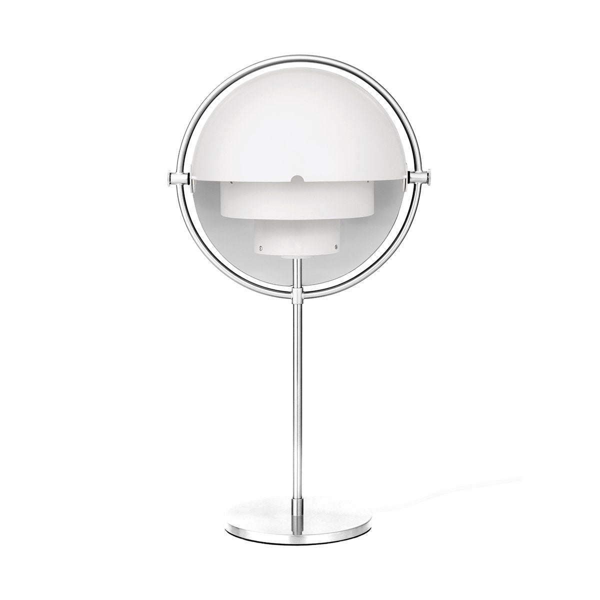 GUBI Multi-Lite table lamp chrome-white