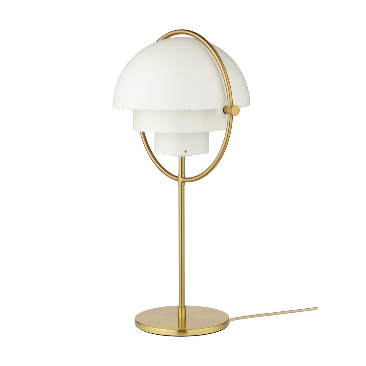 GUBI Multi-Lite table lamp brass-white