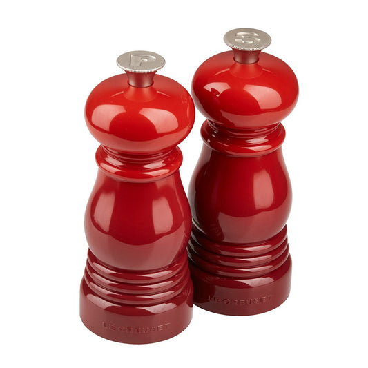 Le Creuset Le Creuset salt- and pepper mill set 11 cm Cerise