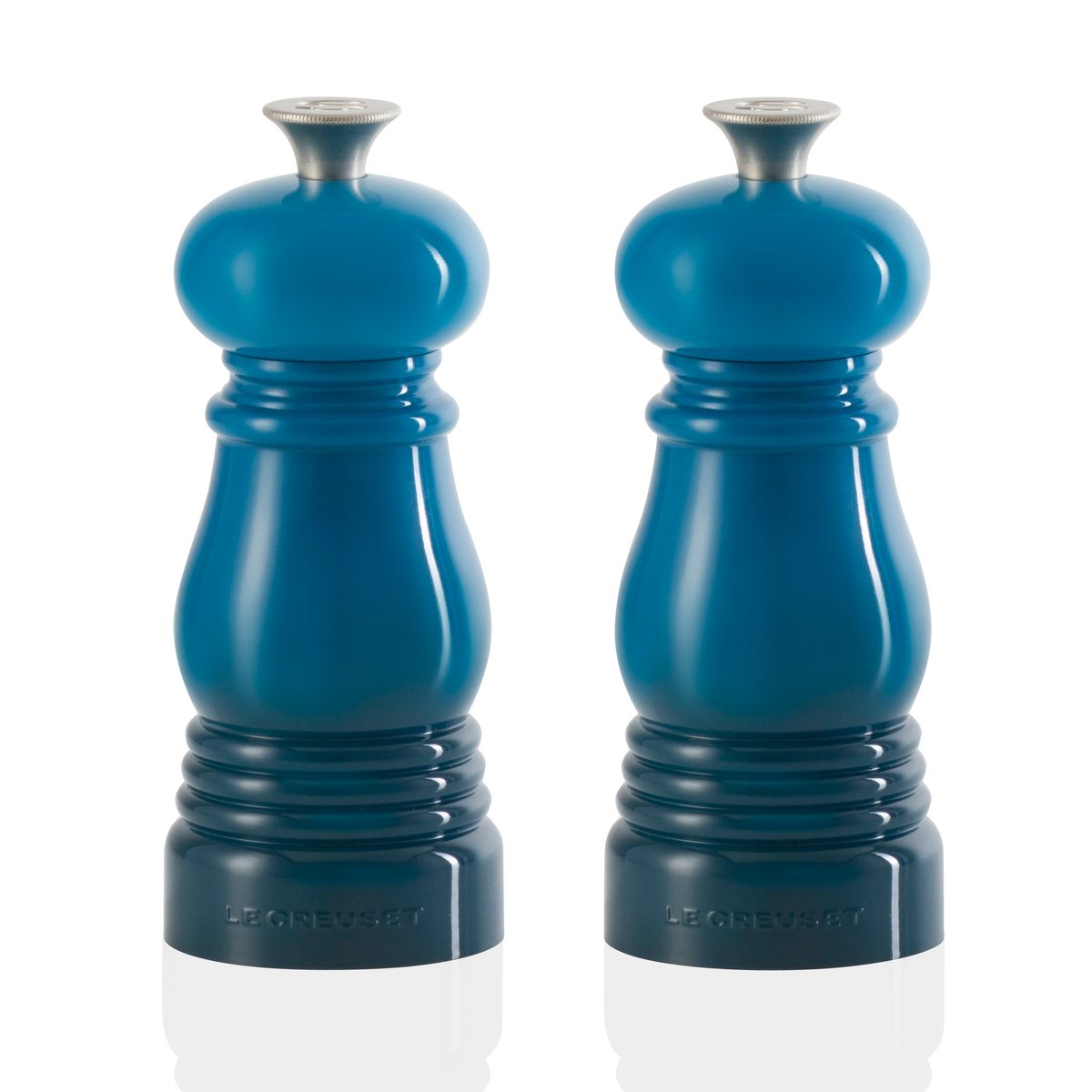 Le Creuset Le Creuset salt- and pepper mill set 11 cm Deep Teal