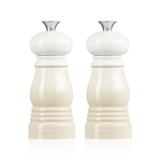 Le Creuset Le Creuset salt- and pepper mill set 11 cm Meringue