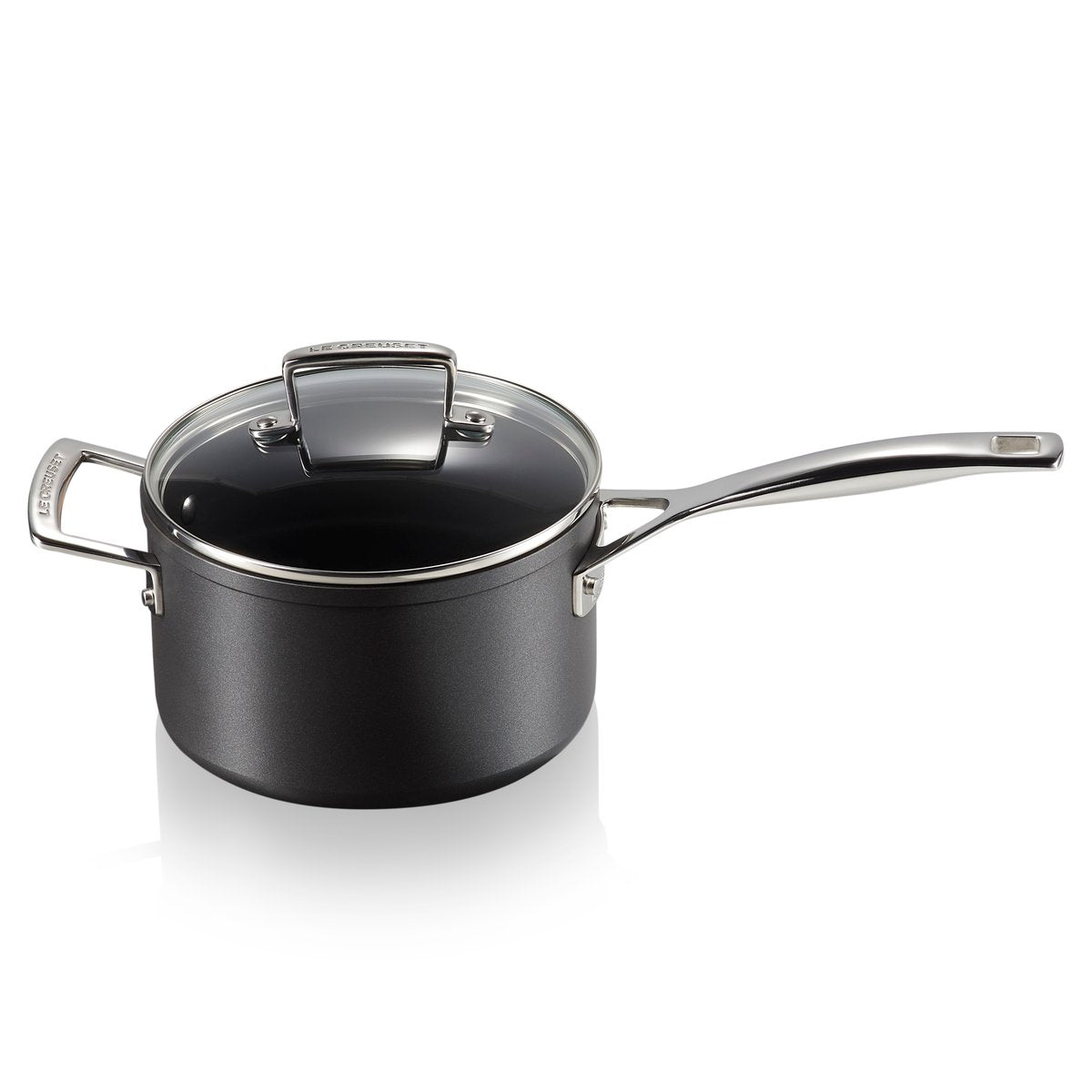 Le Creuset Le Creuset kastrull med glaslock 1,9 l Svart