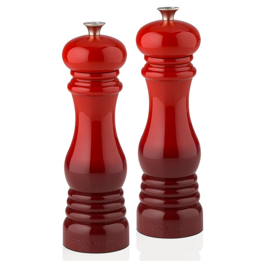 Le Creuset Le Creuset salt- and pepper mill set 21 cm Cerise