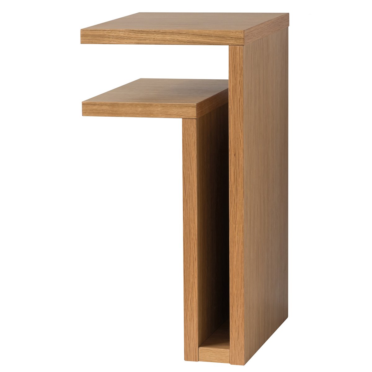 Maze F-shelf wall shelf oak Shelf left