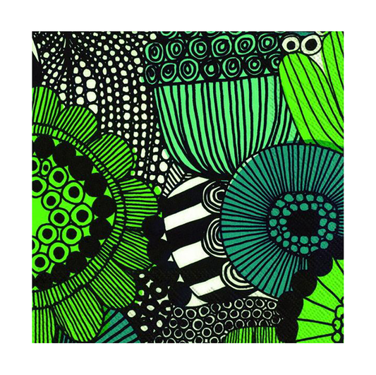 Marimekko Siirtolapuutarha servett 33x33 cm 20-pack Grön