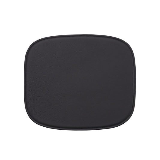 Muuto Fiber lounge chair cushion black leather