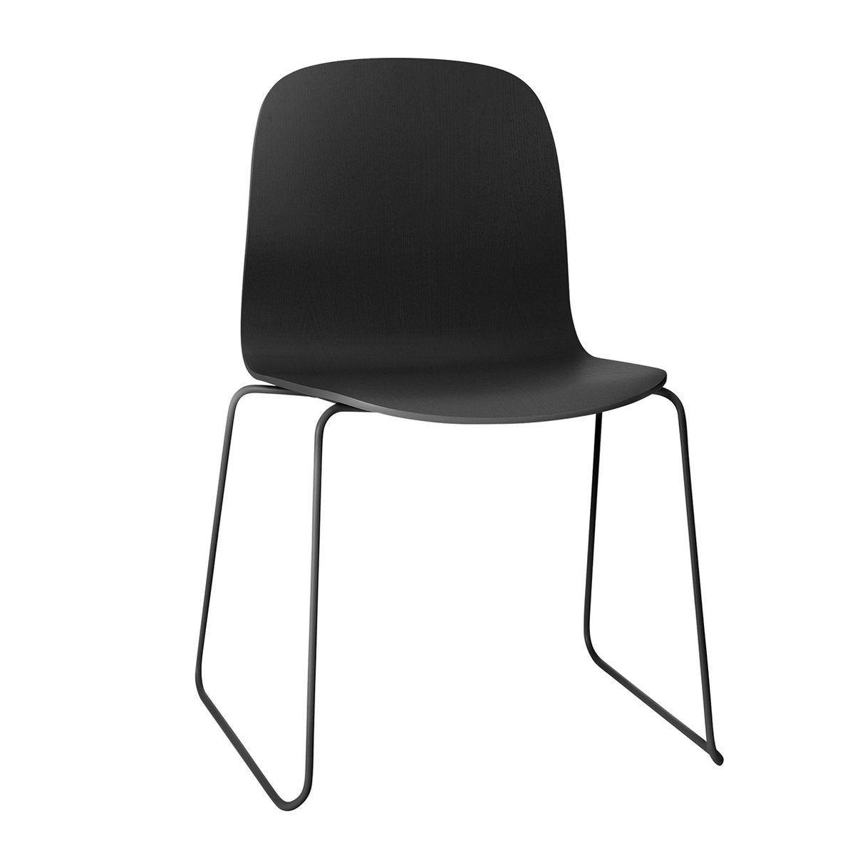 Muuto Visu chair sled base Black-black