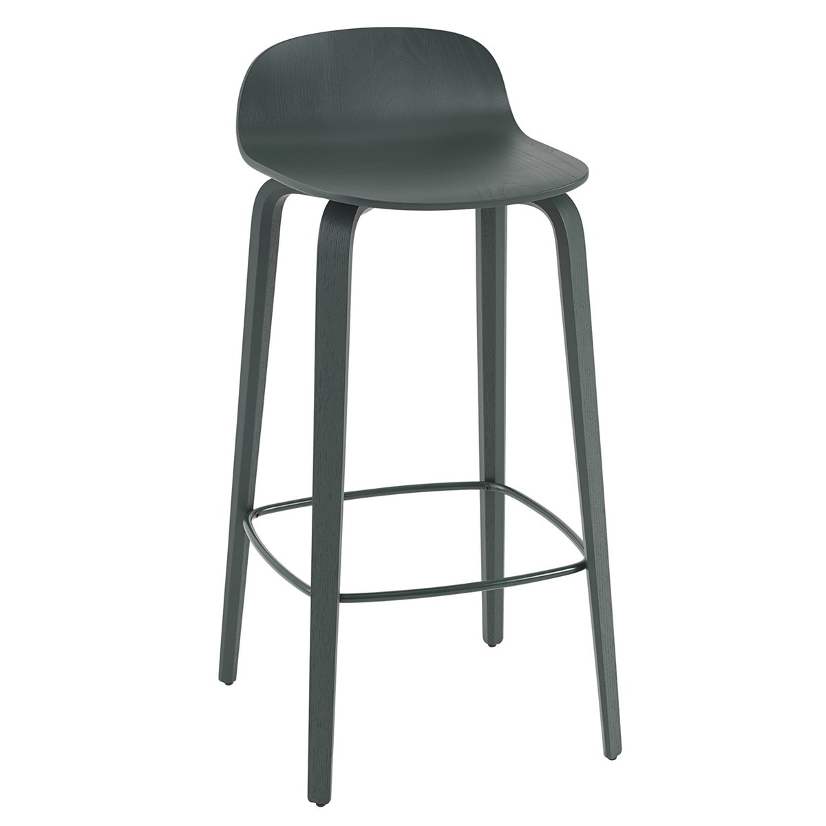 Muuto Visu barstol 75 cm Dark green-Dark green