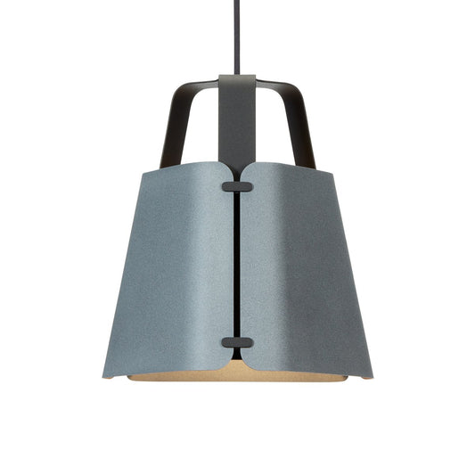 Belid Fold pendant lamp Ø27 cm anthracite-concrete-structure