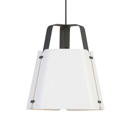 Belid Fold pendant lamp Ø34 cm antracit-white-stucture