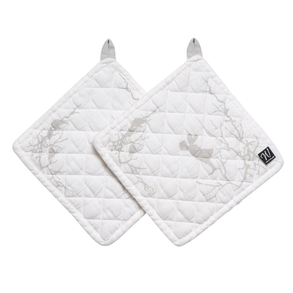 Wik & Walsøe Alv oven mitt 2-pack white