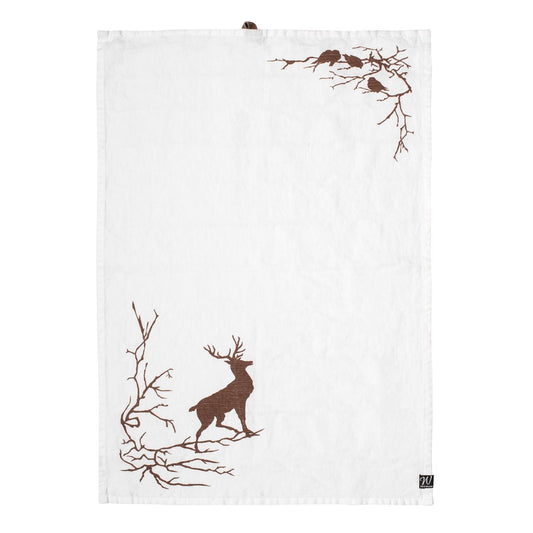 Wik & Walsøe Alveskog kitchen towel 47x70 cm white