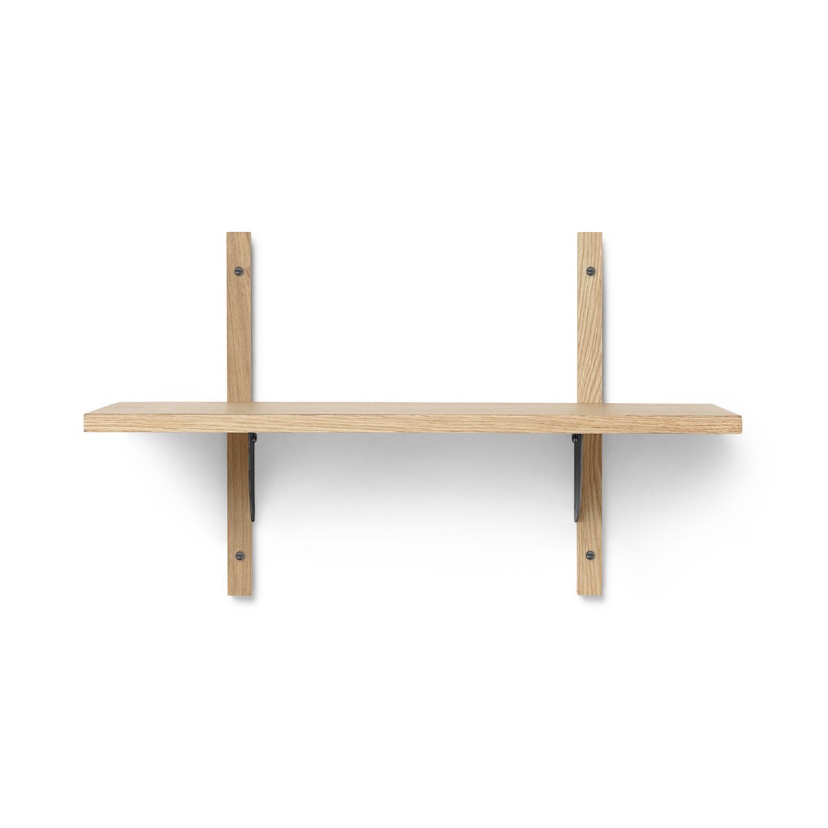 ferm LIVING Sector hylla single narrow Ek-svart