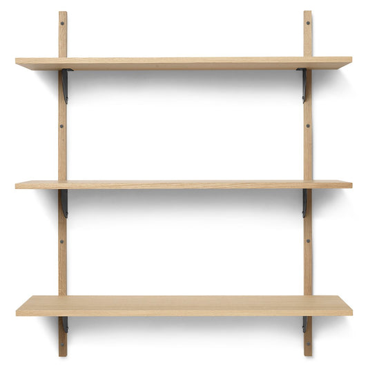 ferm LIVING Sector hylla triple wide Ek-svart