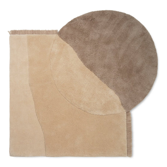 ferm LIVING View Teppich 140 x 180cm Beige