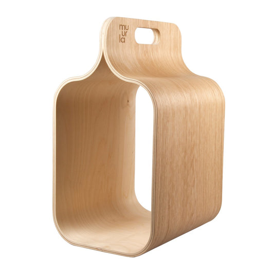 Muurla Carrier newspaper holder Oak