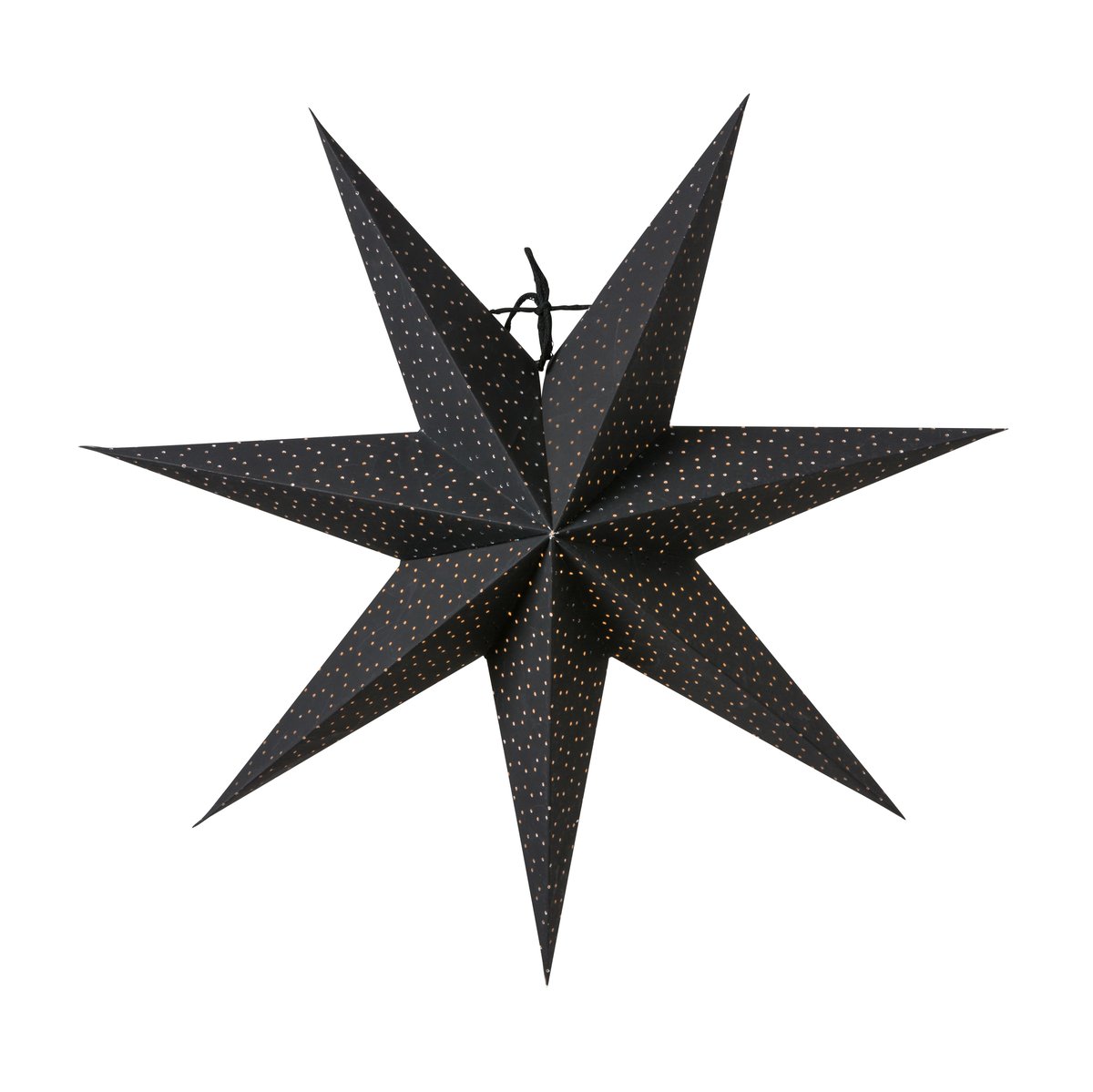 Watt & Veke Aino Christmas star black 44 cm