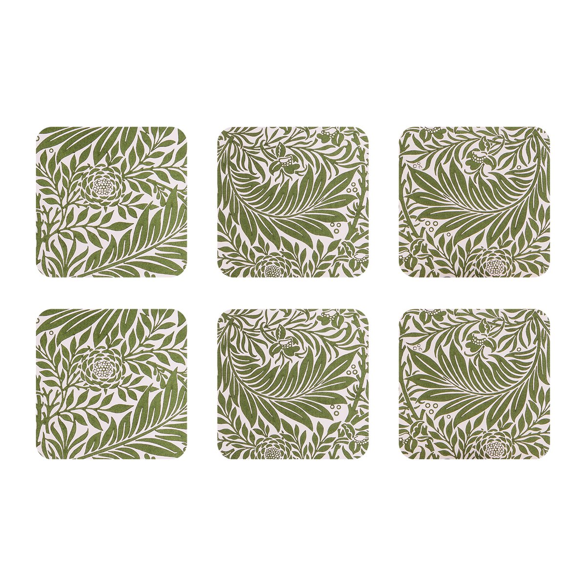 Åry Home Larkspur glasunderlägg 6-pack 10x10 cm