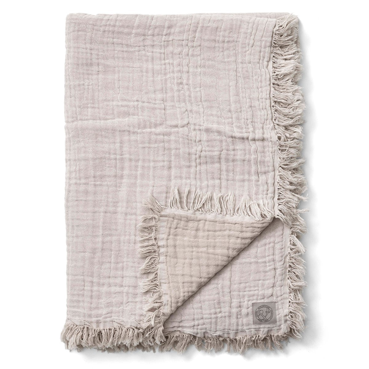 &Tradition Collect cotton throw SC33 260x260 cm cloud & milk (beige-white)