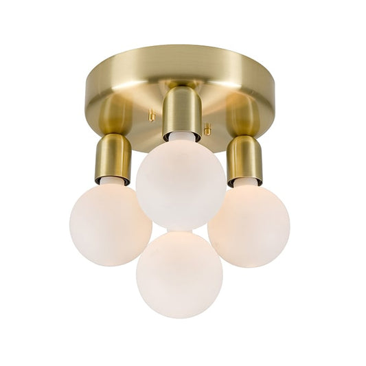 Belid Regal 4 ceiling lamp brass