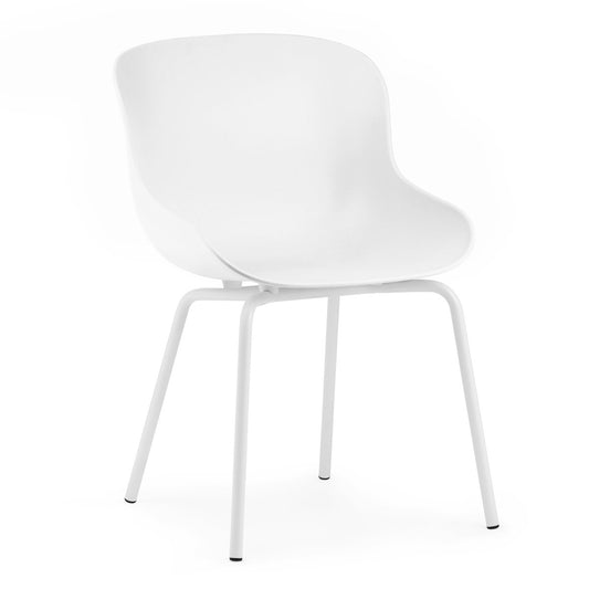 Normann Copenhagen Hyg chair metal legs White