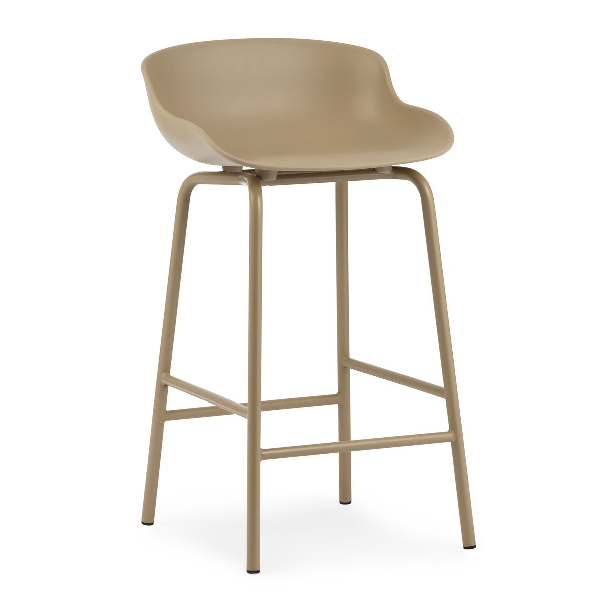 Normann Copenhagen Hyg barstol metallben 65 cm Sand