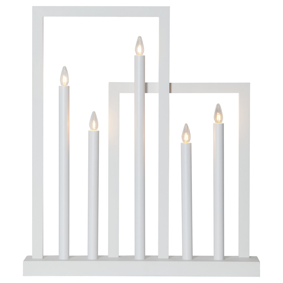 Star Trading Frame advent candle arch white