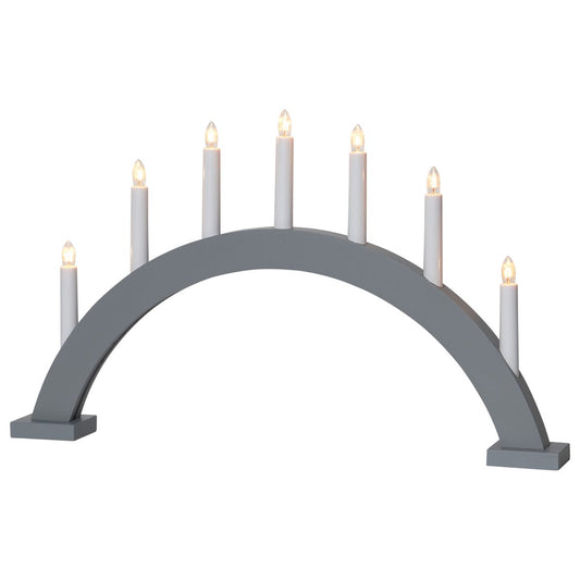 Star Trading Trapp advent candle arch grey