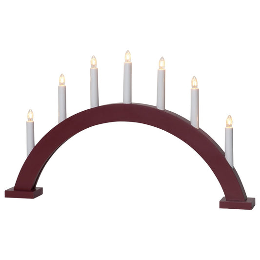 Star Trading Trapp advent candle arch red