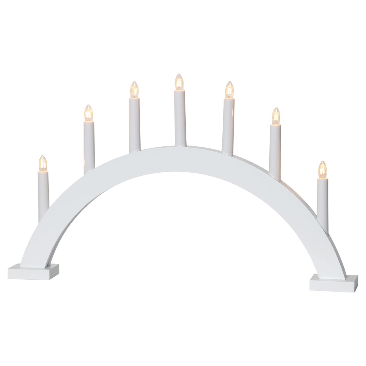 Star Trading Trapp advent candle arch white