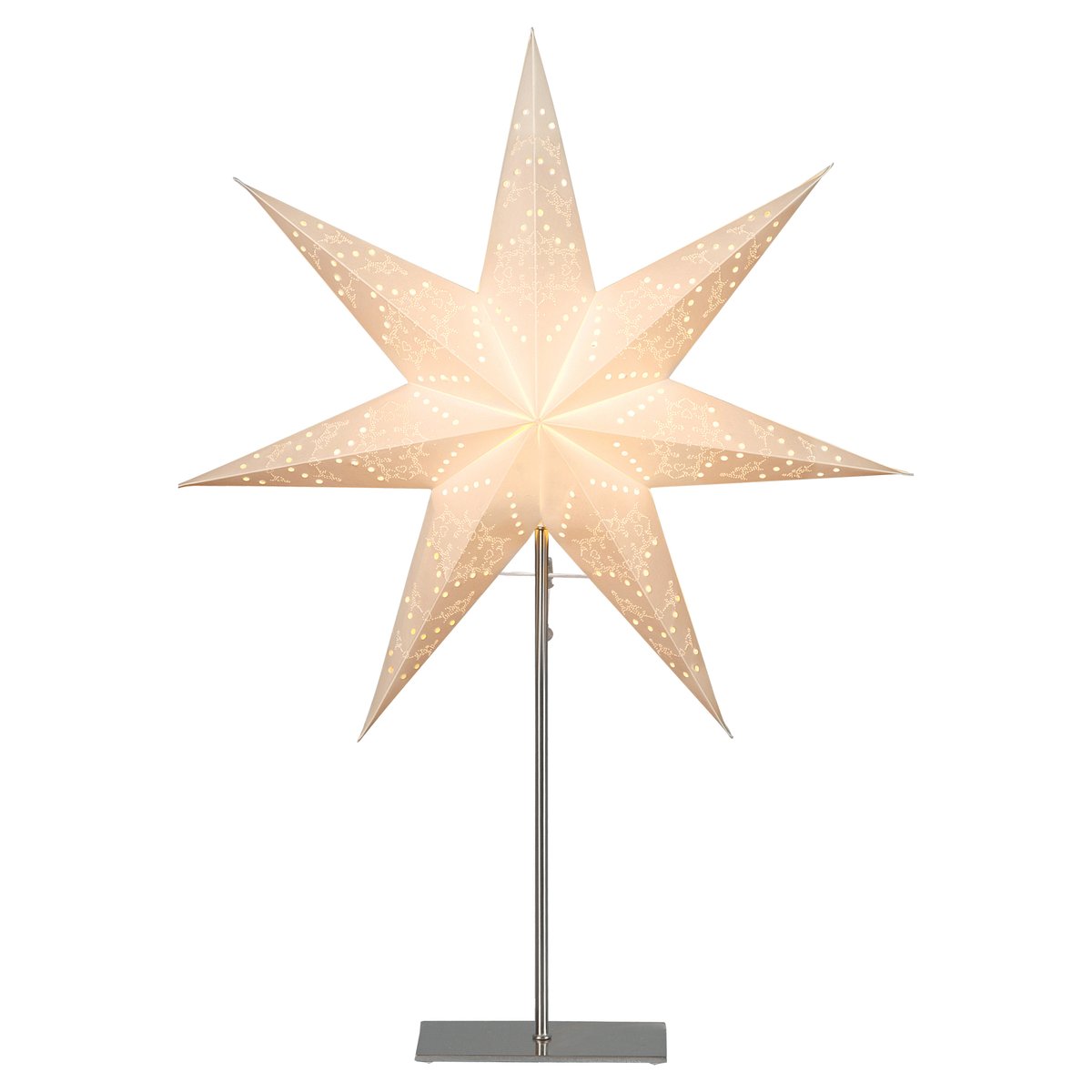 Star Trading Sensy advent star on base 78 cm white